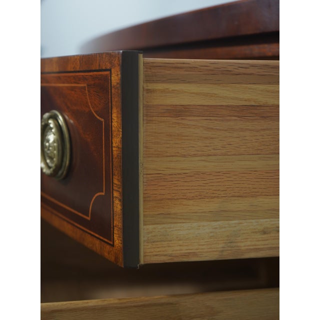 1990s Baker Historic Charleston Inlay Mahogany Sideboard For Sale - Image 5 of 17