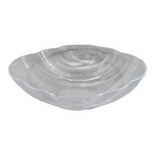 Signed Carlo Moretti Decorative Glass Bowl For Sale