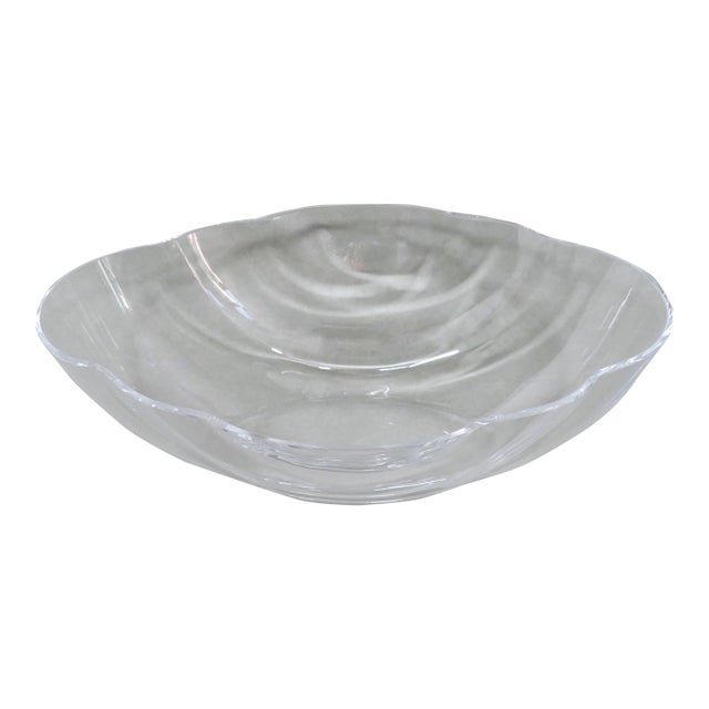 Signed Carlo Moretti Decorative Glass Bowl For Sale