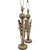 Late 20th Century Late 20th Century Neoclassical Faux Stone Metal Table Lamps With Acanthus Leaf & Orb Accents - Pair For Sale - Image 5 of 11