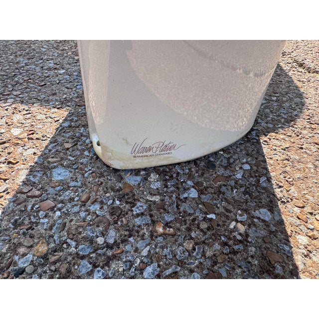Vintage Warren Platner for American Standard Sculptural Pedestal Sink & Bidet Set For Sale In Nashville - Image 6 of 11