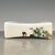 Late 20th Century Vintage Famille Rose Porcelain Pillow / Wrist Rest – Ladies & Floral Motif, Qianlong Mark For Sale - Image 5 of 9