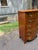 Early 20th Century Regency Style Tall Boy Bow Front Chest of Drawers For Sale In Washington DC - Image 6 of 14