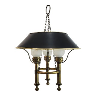 Vintage Brass Chapman Billiard Bouillotte Gaming Lamp For Sale