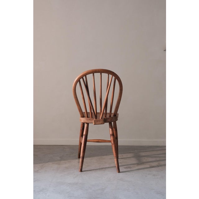 Antique English Windsor Dining Chair, 1890s For Sale - Image 4 of 12