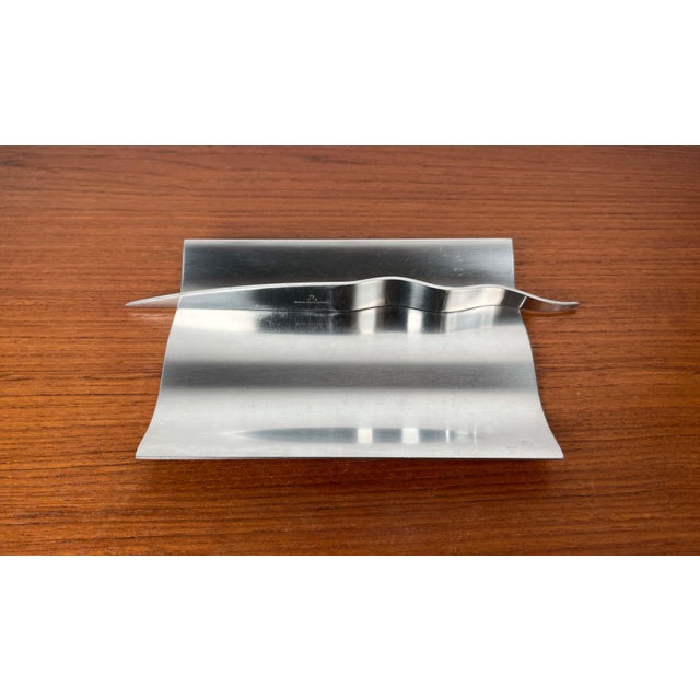 Postmodern Danish Wave Series Desk Tray and Letter Opener by Steve McGugan for Royal Copenhagen, 1980s, Set of 2 For Sale - Image 18 of 18