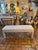 Milo Baughman Mid-Century Modern Parsons Bench in Abstract Champagne Upholstery For Sale - Image 4 of 15