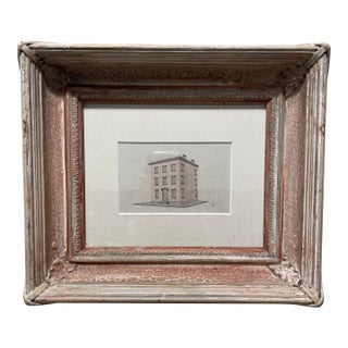 19th Century Architectural Drawing For Sale
