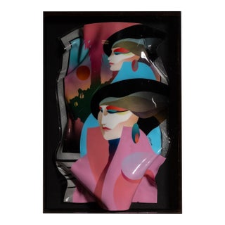 1989 Ned Moulton 3-D Wall Art Vacuum-Formed Composition For Sale