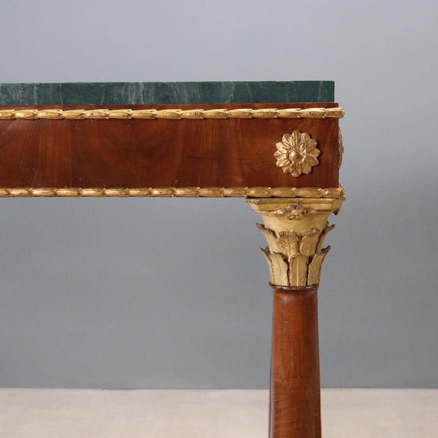 Empire Console Table in Cherry For Sale - Image 5 of 14