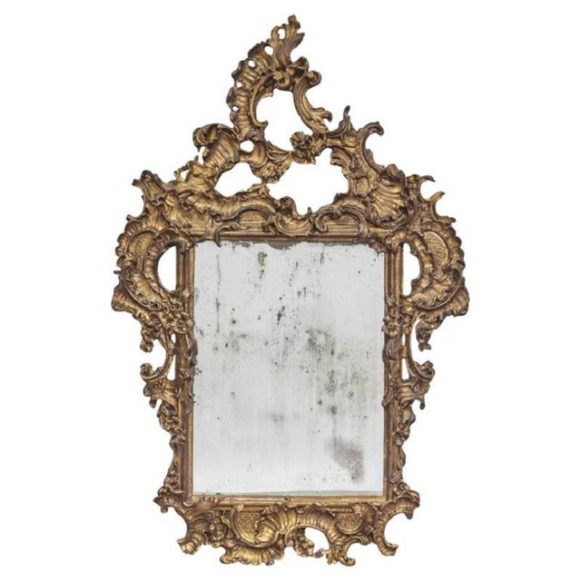 Antique Late 19th Century Gilt Wall Mirror For Sale - Image 14 of 14