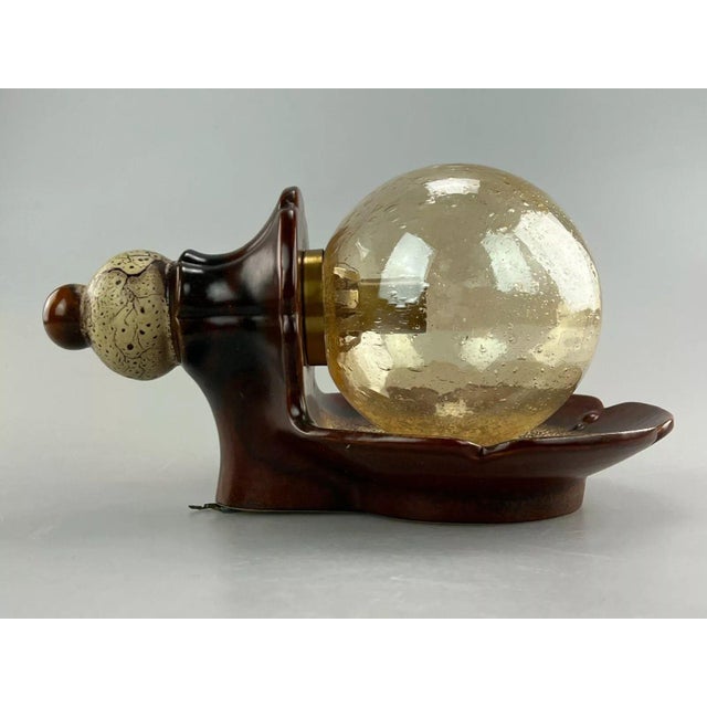 Wall Lamp in Ceramic, 1960s For Sale - Image 4 of 11