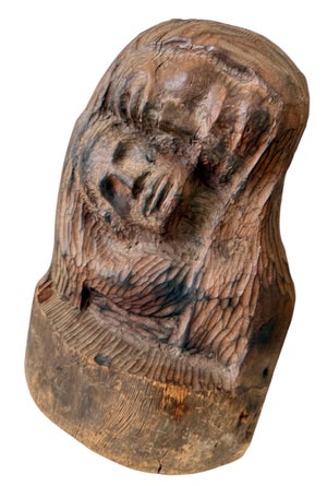 Chaïm Goldberg, Rare Chaim Goldberg Kaszmirez Polish Modernist Memorial Sculpture Spertus Museum, c.1940's