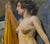 1930s Niels Peter Nielsen- Nude Female With Towel -1930s Oil Painting For Sale - Image 5 of 8