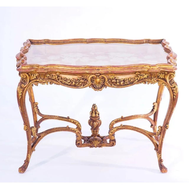 19th Century 19th C. French Giltwood Display Table For Sale - Image 5 of 5