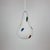 Mid-Century Modern Opaline Murano Glass Pendant attributed to Stilnovo For Sale - Image 3 of 7