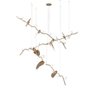 Almond Suspension Lamp by Creativemary For Sale