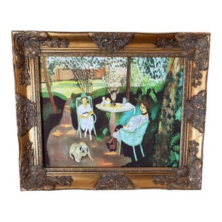 Custom Framed Henri Matisse Tea 1919 France For Sale