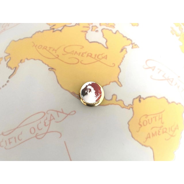 Moe Light Mid Century World Map Flush Light For Sale - Image 4 of 18
