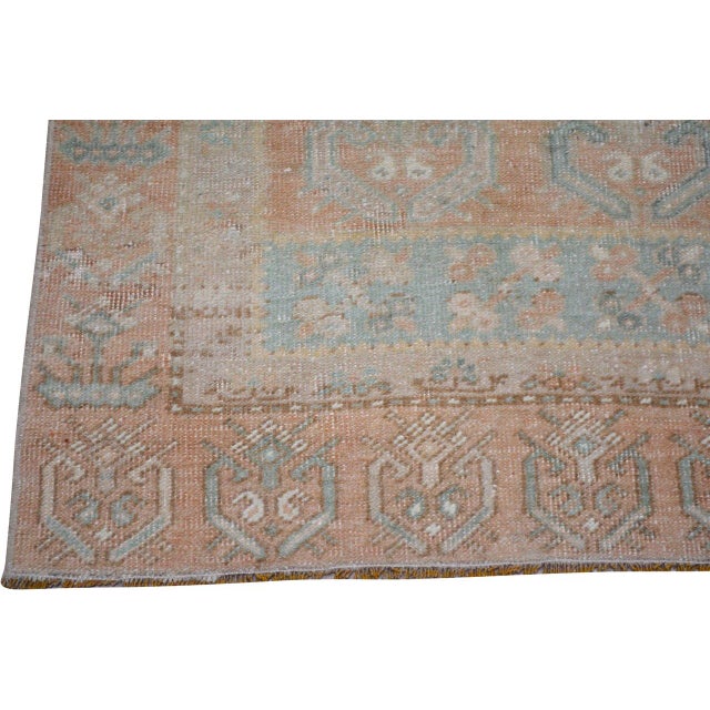 1950s Vintage Turkish Anatolian Hand Knotted Wool Rug, 3'x6'3'' For Sale - Image 5 of 5