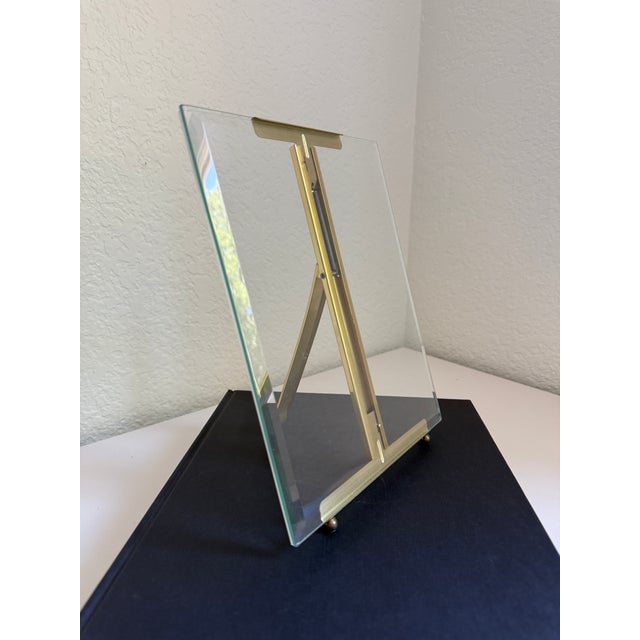 8x10 French Style Brass Easel Picture Frame, Late 20th C For Sale - Image 13 of 13