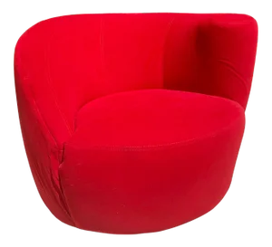 Vladimir Kagan Style “Nautilus” Swivel Chair