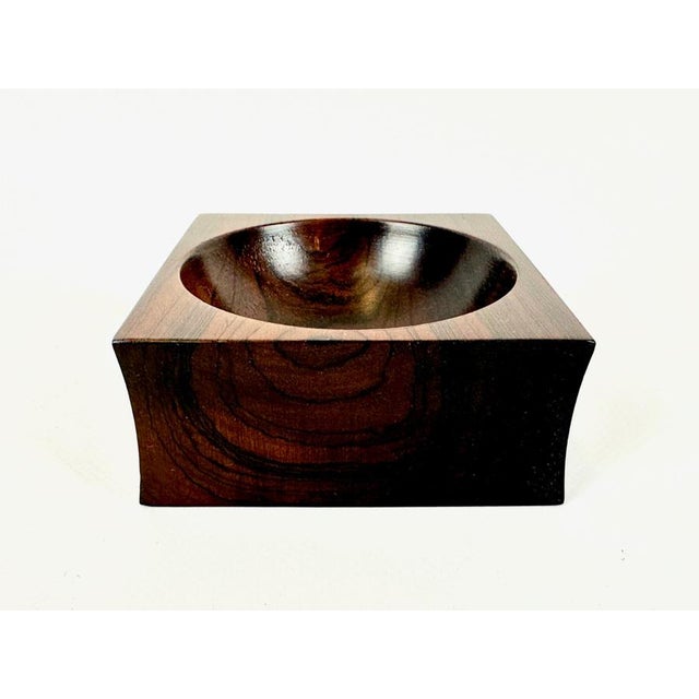 Mid-Century Modern Danish Rosewood Bowl, 1960s For Sale - Image 11 of 11