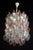 Venini Venini Pink and Ice Poliedri Chandelier by Carlo Scarpa, 1955 For Sale - Image 4 of 15