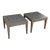 Pair McKinnon and Harris Wyatt Square Side Tables For Sale