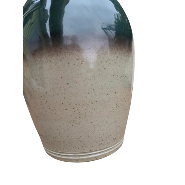 Mid 20th Century Vintage Studio Pottery Table Lamp For Sale - Image 5 of 11