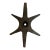 Vintage Cast Iron Star Wheel Industrial Farm Architectural Salvage For Sale