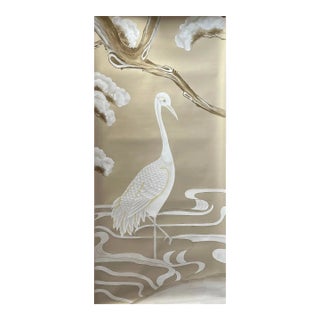 Bamboo River Blossom Wallpaper Hand Painted Artworks For Sale