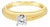 One Quarter Carat Diamond Engagement Ring, Size 8 For Sale