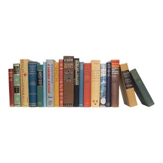 Decorative Books - Vintage World History Books - Subject Books by the Foot For Sale