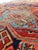 Antique Persian Heriz Carpet Handmade Wool Oriental Rug, Navy, Light Blue, Gold For Sale - Image 15 of 18