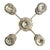 Roberts & Belk 1950s English Silverplate 5-Arm Candelabra by Roberts & Belk in a Neo-Rococo Style For Sale - Image 4 of 12