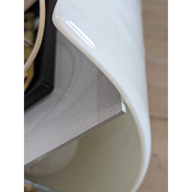 Metal Custom Ironwood Thistle Sconces With Glass Shades - a Pair For Sale - Image 7 of 11