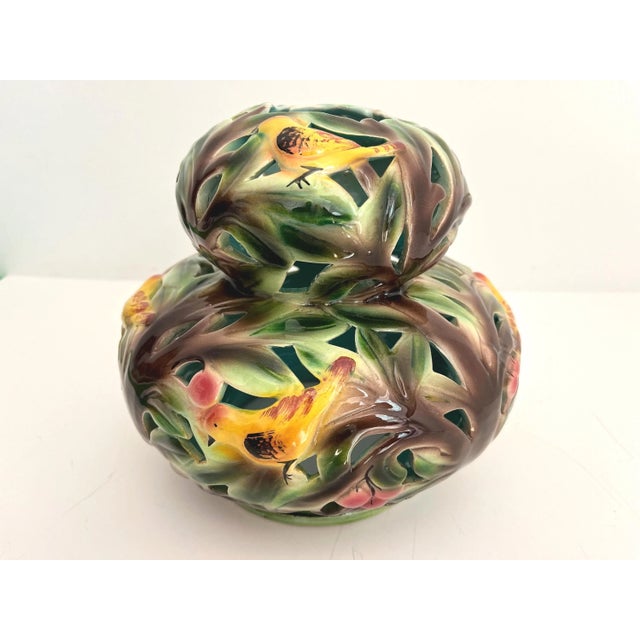 1950s Italian Flora & Fauna Lamp For Sale - Image 13 of 17