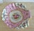 Ceramic 1940s Hand Painted Porcelain Shell Pink Bowl With Flowers and Gold Trim For Sale - Image 7 of 12