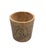 Elevate your interior plant styling with this exceptional vintage mid-century cache pot, masterfully turned and carved...