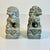 This pair of hand-carved granite Foo Dog Sculptures are beautiful and highly detailed. Crafted from a multi-shade of Gray...