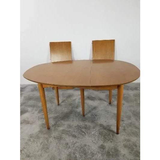 Wood 1960s Mid-Century John Stuart Expandable Dining Table For Sale - Image 7 of 10