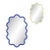 Large Modern Horizontal Oval Light Blue Mirror – Hvyli Oval 90 For Sale