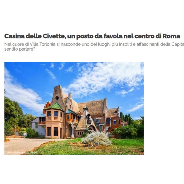 The Casina Delle Civette, Museum at Villa Torlonia, Rome, 20th Century, Oil on Canvas For Sale - Image 16 of 18