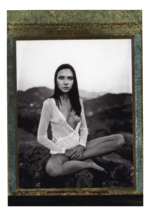 Renée Jacobs, Female Nude, Original Signed Polaroid Countertype