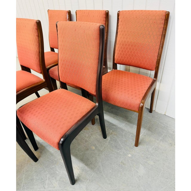 Mid-Century Modern Mid-Century Danish Modern Walnut Dining Chairs - Set of 6 For Sale - Image 3 of 7