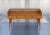 Brown Vintage German Walnut Console with Three Drawers and Glass Shelf from WM-Möbel, 1960s For Sale - Image 8 of 9