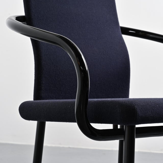 Metal Mandarin Armchair by Ettore Sottsass for Knoll, 1980s For Sale - Image 7 of 13