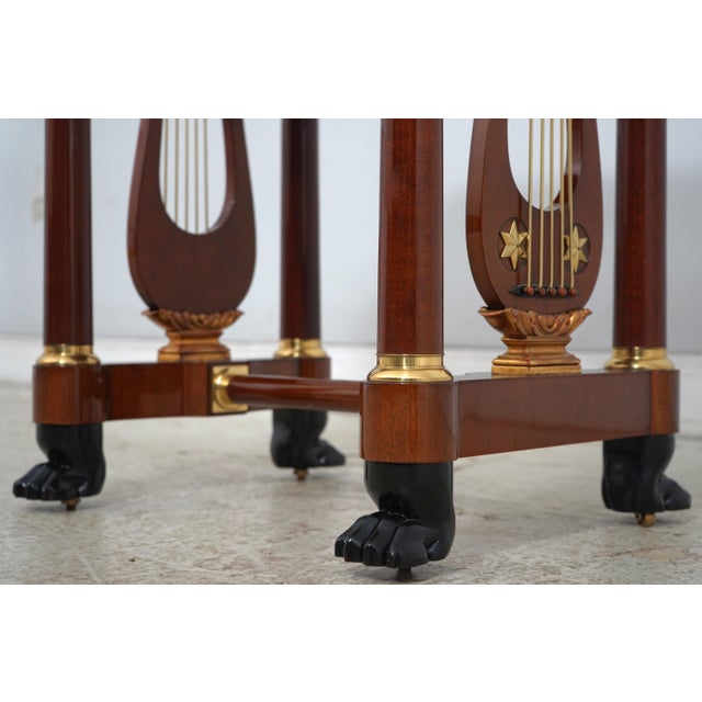 Kindel Neoclassical Mahogany Winterthur End Table For Sale - Image 13 of 18