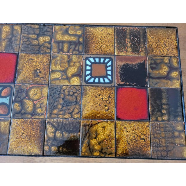 Coffee Table in French Enameled Ceramic from Roche Bobois, 1970s For Sale - Image 6 of 14